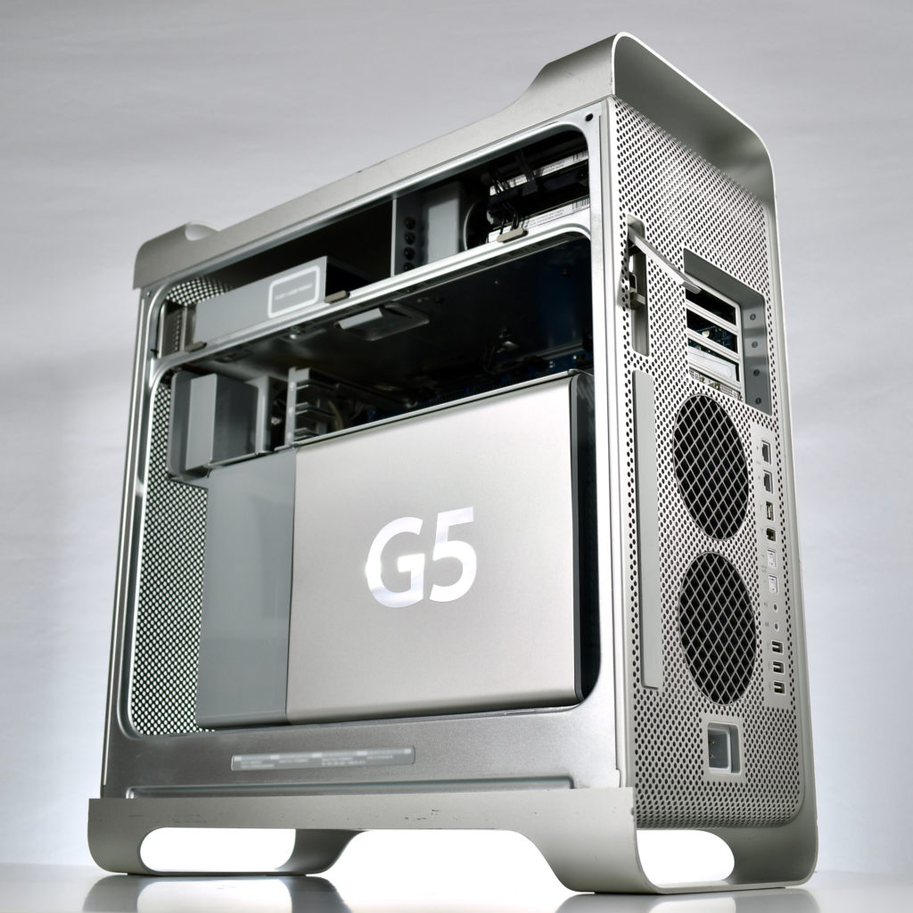dual cpu server in a power mac g5 case